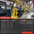 thumbnail image 3 of A-Premium Power Window Regulator with Motor Compatible with Toyota Corolla 2014-2018 Sedan Rear Left Driver Side, 3 of 10