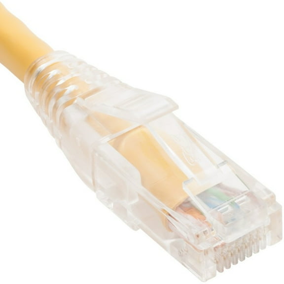 ICC CAT6 Clear Boot Patch Cord - 3 ft Category 6 Network Cable for Network Device (ICPCST03YL)