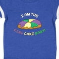 thumbnail image 4 of Inktastic I Am the King Cake Baby Boys or Girls Baby Bodysuit, 4 of 5