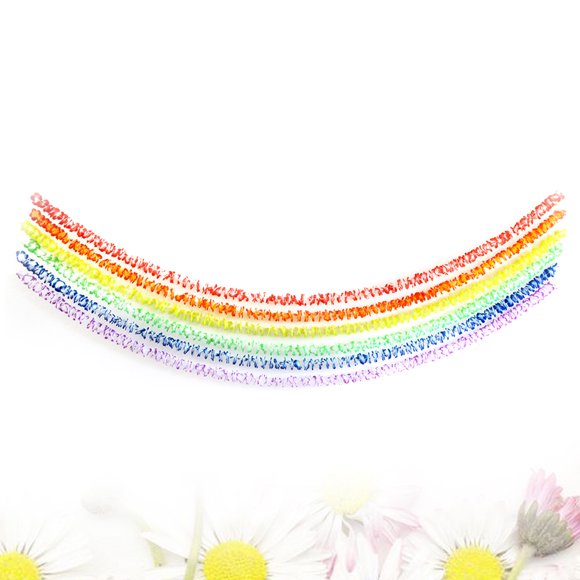 WHAMVOX Ensemble de Leis Hawaïens 6 Pcs pour Décorations et Améliorations de Fête Luau