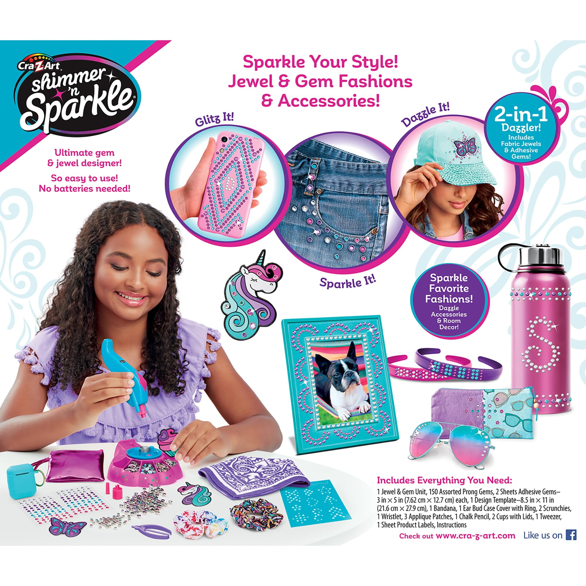 Cra-Z-Art Shimmer 'n Sparkle Jewel & Gem Dazzling Designer
