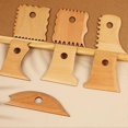 thumbnail image 2 of 7Pcs Pottery Clay Foot Shaper Beech Wood Trimming Tools Ceramic Supplies for Carving Molding S, 2 of 4