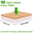 thumbnail image 5 of Esponja 9pack Antiarañazos Friega Esponja Biodegradable Sisal YONGSHENG, 5 of 5