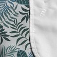 thumbnail image 4 of Botanical Microwave Oven Cover, Growth of Forest Foliage Leaves Bush Nature Brazilian Exotic Plants, Water Resistant Organizer with Pockets for Kitchen, 36" x 12", Hunter Green Sea Blue, by Ambesonne, 4 of 4