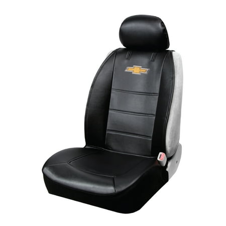 Plasticolor Chevy 3-Piece Black Sideless Seat Cover