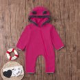 thumbnail image 6 of Baby Winter Clothes Cute Design Cartoon Animal Hooded Jumpsuit Romper Boy Winter Outfits for Babies 6-12 Months, 6 of 7