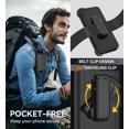 thumbnail image 3 of KOMI Phone Case for Google Pixel 9 Pro XL Case with HD Screen Protector, Pixel 9 Pro XL Case Heavy Duty Durable Shockproof 2-Layer Cover for Google 9 Pro XL with Belt Clip-Black, 3 of 5