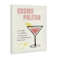 thumbnail image 4 of Stupell Industries Cosmopolitan Drink Recipe Food & Beverage Painting Gallery Wrapped Canvas Art Print Wall Art, 30 x 40, 4 of 8