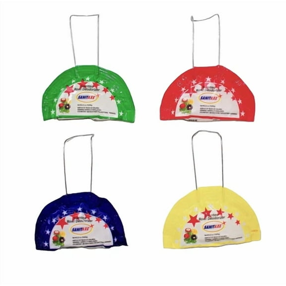 4-Pack Sanitaxe Scented Bowl Freshener Deodorizer Hanging Toilet Odor Eliminator