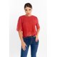 thumbnail image 2 of Blusa Con Textura De Encaje Roja Mundo Terra 026175, 2 of 3