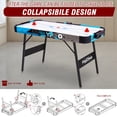 thumbnail image 3 of RayChee 56-inch Air Hockey Game Table with 2X Stronger Motor, Digital Scoreboard, and Accessories-Blue for   Family, 3 of 6