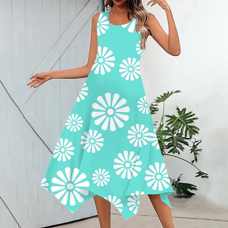 Women's Flowy Summer Casual Dress Sleeveless Handkerchief Hem Maxi Tank Beach Dress with Pockets Lightweight Comfortable Stylish - Walmart.com Women's Flowy Summer Casual Dress Sleeveless Handkerchief Hem Maxi Tank Beach Dress with Pockets Lightweight Comfortable Stylish - Walmart.com