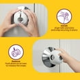thumbnail image 6 of (3 pack) Parent's Choice Child Safety Door Knob Covers, White, 3 Pack, 6 of 6