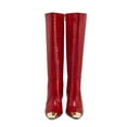 thumbnail image 5 of Ninety Union JADA Metal Heel Cap Toe Tall Boot, Red, 5 of 5