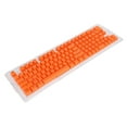 thumbnail image 2 of 117 Keys Keycaps OEM Height Two Colors Injection Fastness OPQ Opaque Keycaps for 61/64/68/71/78/82/84/87 Keys KeyboardOrange Red Black Letters, 2 of 14