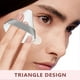 thumbnail image 4 of borlas triangulares para maquillaje, para polvos sueltos, base cosmética corporal, esponja suave para polvos., 4 of 4