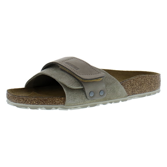 Birkenstock Oita Narrow Unisex Shoes Size 7, Color: Modern Suede Taupe