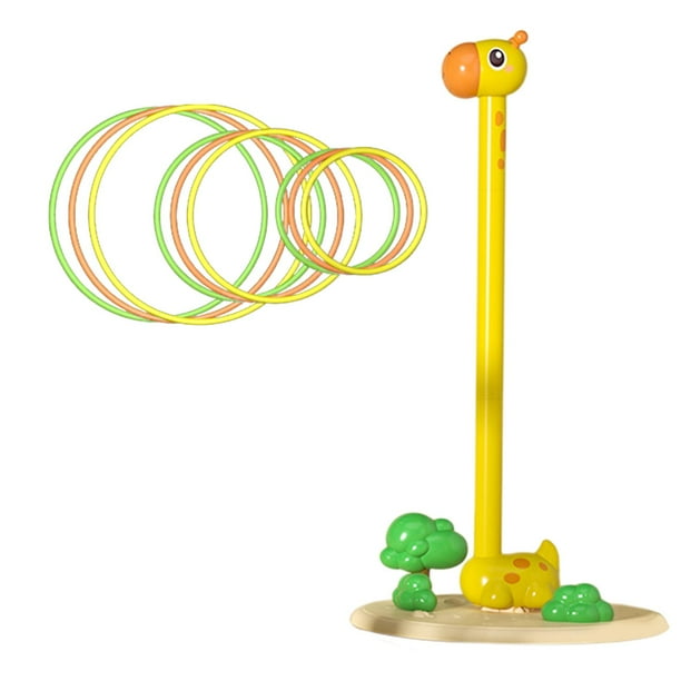 Juego de lanzamiento de anillos de animales, juegos de carnaval para interiores y exteriores. ciervo