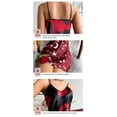 thumbnail image 5 of Suspender Dress Women's Summer Imitation Silk Sexy Backless Nightgown, 5 of 8