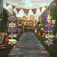 thumbnail image 4 of Vibrant Carnival and Mardi Gras Party Decorations Colorful Directional Signs for Festive Celebrations, 4 of 5