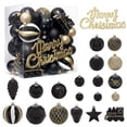 thumbnail image 1 of Adornos de bolas navideñas, 65 piezas, irrompibles, festivos, para colgar en bodas, decoración de árbol de Navidad, 1 of 5