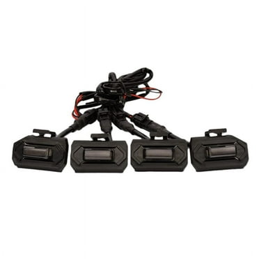 4PCS Car LED Front Lights External Lamp Smoke Car Accessories