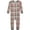 Gray Plaid, variant on by Gerber Christmas One-Piece Pajama, Sizes 12 Months - 5T