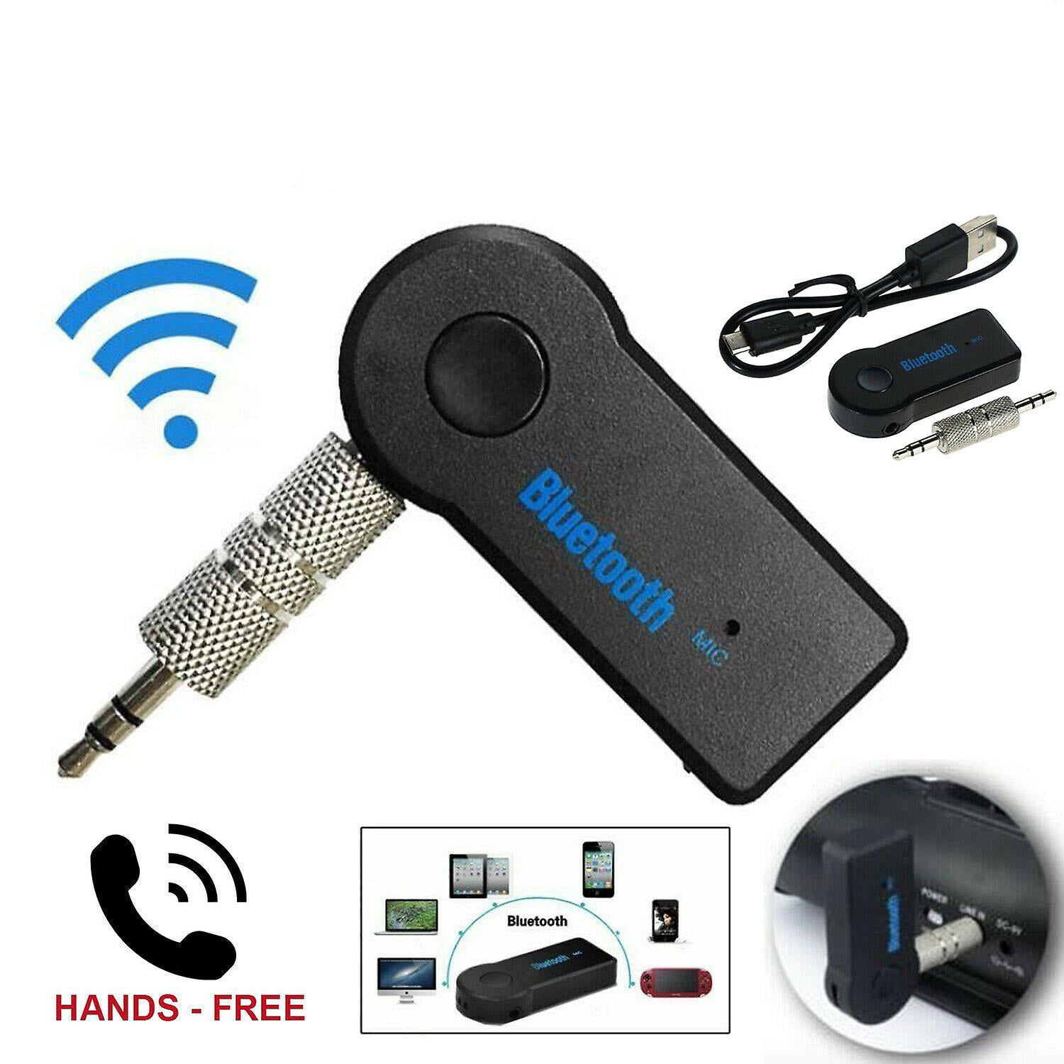 New Bluetooth V3.0 Wireless Stereo Audio Music Receiver 3.5mm Handsfree Car AUX 