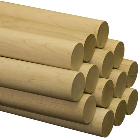 Woodpeckers 3 Inch X 36 Inch Wooden Dowel Rods Unfinished
