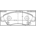 thumbnail image 2 of Febest PAD KIT, DISC BRAKE, FRONT # 0301-EUF OEM 45022-SAA-E50, 2 of 2