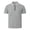 Gray, variant on JTSRKL Men's Quarter Zip Knit Golf Shirt Solid Color Lapel Short Sleeve Jacquard Texture Tees Vintage Old Money Casual Business Golf Tops White XXL