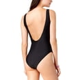 thumbnail image 2 of California Waves Women's Removable Cups Beach Squad Graphic One-Piece Swimsuit  L/Black, 2 of 4
