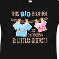 thumbnail image 4 of Inktastic This Big Brother is Expecting a Little Sister Boys Toddler T-Shirt, 4 of 5