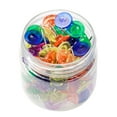 thumbnail image 3 of GOOHOCHY 100 PCS Assorted Color Push Pin Steel Note Fixing for Office Supplies, 3 of 6