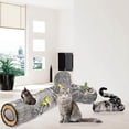 thumbnail image 3 of Túnel para Gatos Túnel para Gatos Espacio Interior Grande Grano de Madera Realista, 3 of 9