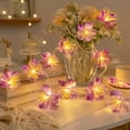 thumbnail image 4 of LED Fairy String Lights with Jasmine Flowers - Battery Operated Waterproof Decor for Weddings, Parties, Gardens, and Home - Romantic Warm Lighting for Indoor and Outdoor Use, 4 of 6