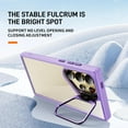 thumbnail image 6 of for Samsung Galaxy S24 Ultra Case Clear Shockproof Anti-Scratch Cover Protect Camera Lens Samsung Galaxy S24 Ultra Phone Case with Ring Stand Slim Black Rugged Heavy Duty (Purple), 6 of 14