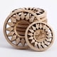 thumbnail image 5 of 50 piezas de hueca, fabricación de pendientes, bricolaje, rebanadas de , manualidades, , colgantes, collar de joyería 35x35mm Gloria Piezas de madera, 5 of 9