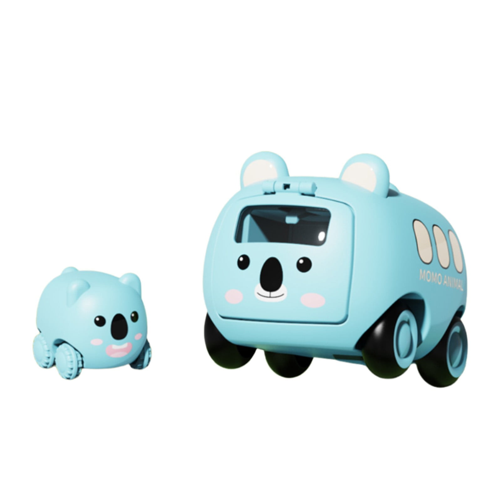 Pull Back Cars Toys for Toddlers 1-3 Year Old Cute Animals Catapult Inertia Toy Cars Christmas Birthday Gift for Boys Girls 1-3