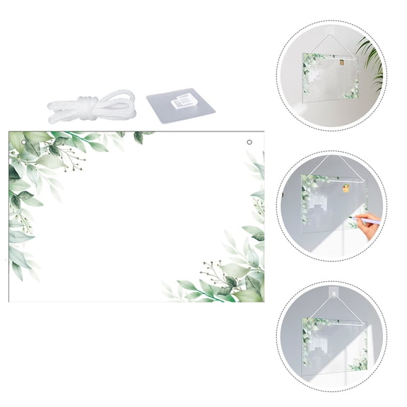 FESTFENDS Dry Erase Whiteboards Acrylic 1Set Schedule Reminder Office Work