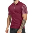 thumbnail image 2 of Aiyino Sport Men's Polo Shirt, Men's Cool DRI Moisture-Wicking Performance Polo Shirt, Jersey Knit Performance Polo Shirt, 2 of 7