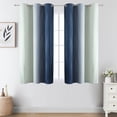 thumbnail image 2 of Cortinas Estelar Textiler Sage Navy Ombre Blackout 107x114 cm, 2 of 9