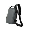 thumbnail image 4 of Segolike Men Chest Pouch Hard Case Shoulder Bag for Traveling Climbing Outdoor Sports Gym Gray, 4 of 8