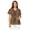 Brown Leopard Print, variant on Cute Corgi Print Medical Scrub Tops for Women - Soft Stretch V-Neck Nurse Clothes with 2 Pockets Plus Size for Pediatric Nurses