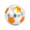 thumbnail image 3 of koolsoo 25cm Inflatable Soccer Ball Glossy Training for Club Competition Sports Gift Orange, 3 of 9