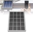 thumbnail image 3 of Camera Solar Panel Charger, Camera Solar Charging Panel Stable Power Support  for Emergency Light White,Black, 3 of 7