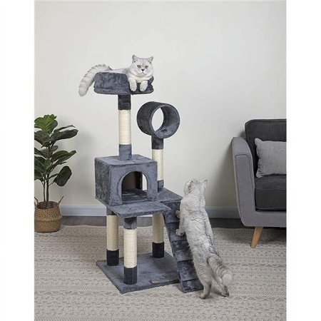 UPC: 0810602022757 | Go Pet Club F88 50 in. Cat Tree Condo with Sisal Covered Posts