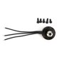 thumbnail image 1 of Motor cuadricóptero de alto rendimiento con tuerca plateada, ideal para tracción en las cuatro ruedas, motor sin escobillas rojo de 2300 KV CW para carreras FPV, 1 of 8