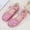 X-394Pink, variant on YMNXA Kids Children Girls Sandals Soft Sole Non Slip Closed Toe Low Heel Glitter Sequins Fashion Comfortable Shoes For Wedding Party,Blue,2.5-3 Years