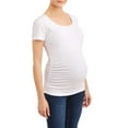 thumbnail image 2 of Times Two Ruched Side Maternity T-Shirt, 2 of 3